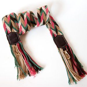 Racso J. WAYUU Novelty Bag Strap PINK/BROWN (Multiple colors available)